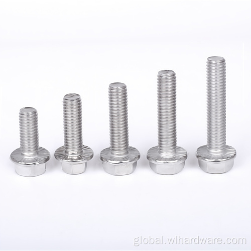 A2 A4 Hex Head SUS Stainless Flange Bolt